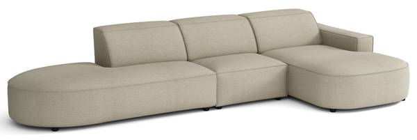 Ecksofa Sallmo Taupe