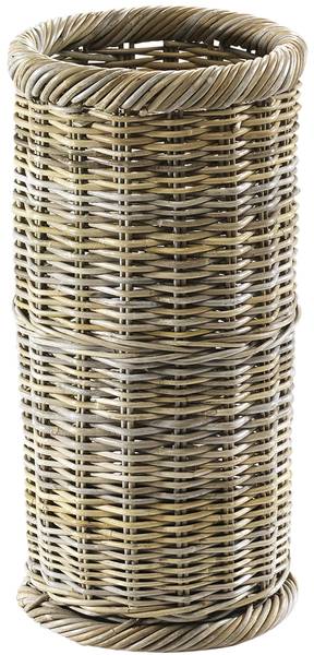 Schirmständer SHADOW STAND Grau - Rattan - 28 x 56 x 28 cm