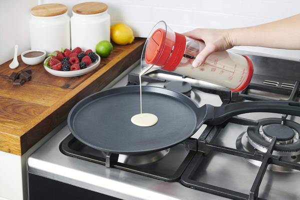 Crêpepfanne F63389 Schwarz - Metall - 29 x 9 x 47 cm