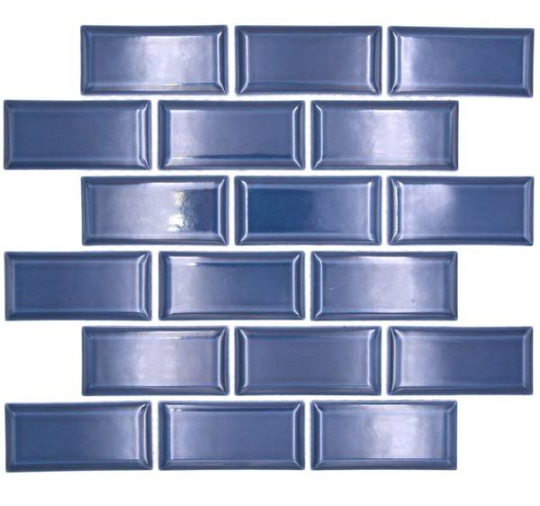Mosaikfliesen 24-04K Blau - Keramik - 30 x 30 x 30 cm