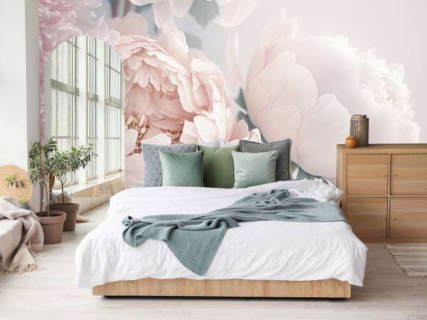 Fototapete Pfingstrosen Blumen Natur 250 x 175 x 175 cm