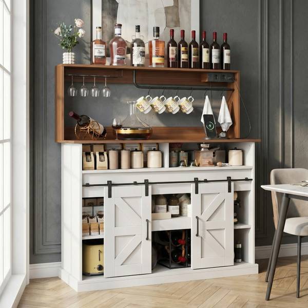 Sideboards Codon Weiß - Holzwerkstoff - 120 x 130 x 40 cm