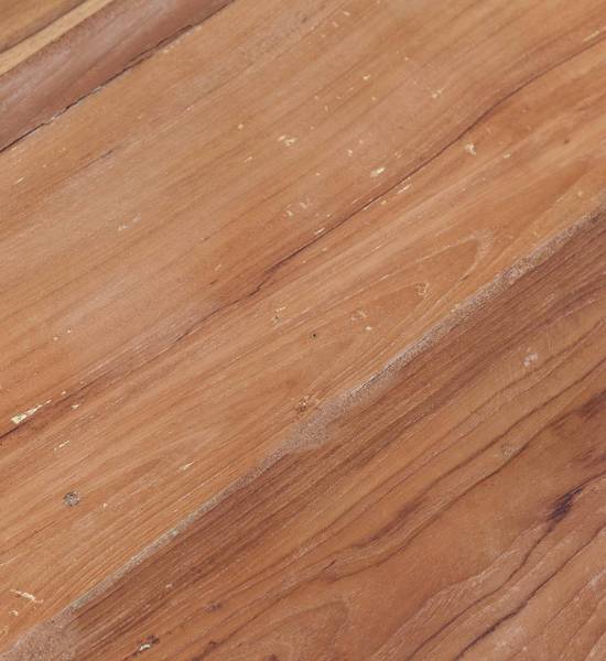 Beistelltisch DUMAI II Beige - Massivholz - 85 x 52 x 50 cm