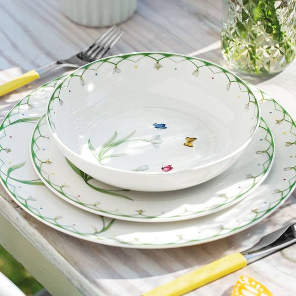 Salatschalen Colourful Spring 6er Set Porzellan - 19 x 5 x 19 cm