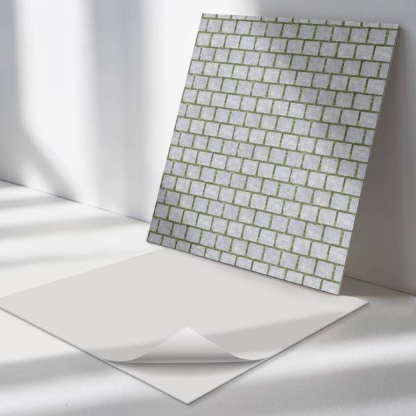 Fliesen Ziegelwand Design 4er Set 50 x 50 cm