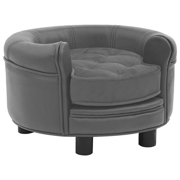 Hondenbank 3007447 grijs - polyester - 48 x 32 x 48 cm