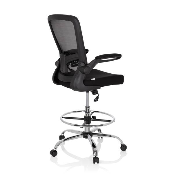 Bürodrehstuhl VENDO WORK Schwarz - Polyester - 58 x 125 x 60 cm