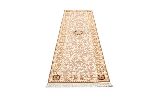 Tapis de passage Darya CCCXCVI Marron - Laine - 81 x 1 x 302 cm