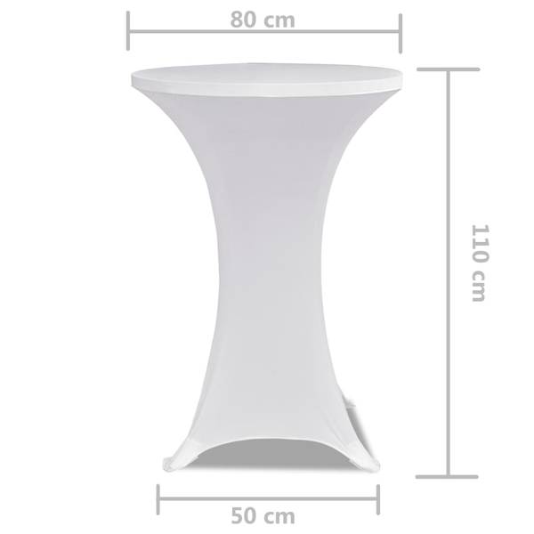 Tischhusse AMAU (2er-Set) Weiß