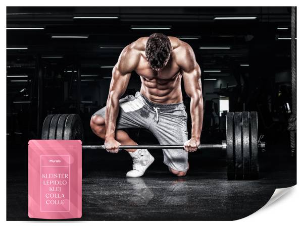 Fotobehang Sporter Training 500 x 350 x 350 cm