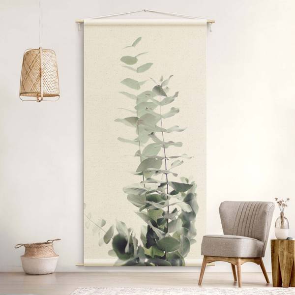 Wandteppich Eukalyptus im Licht 145 x 290 cm