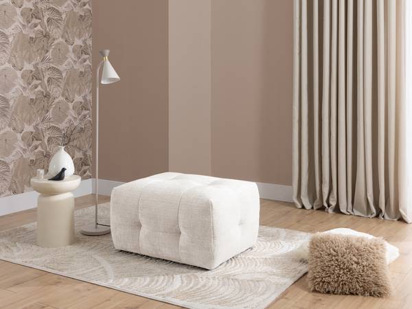 Polsterhocker Kozy Hellbeige