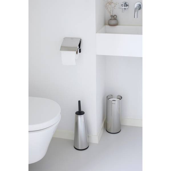 ReNew Toilet Brush and Holder Silber