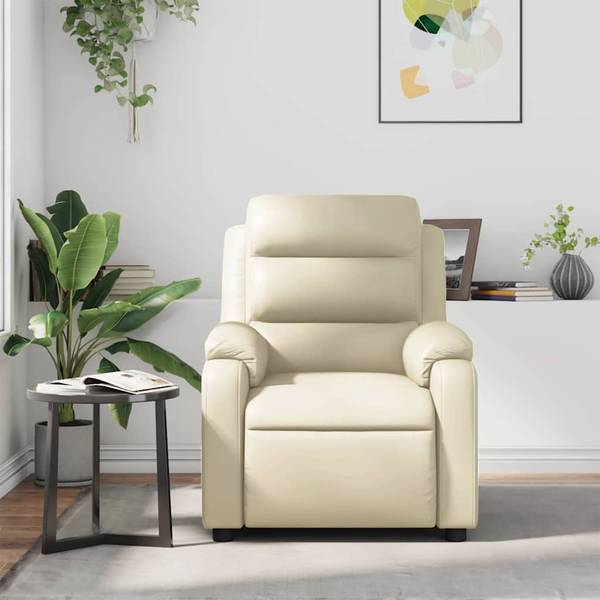 Fauteuil inclinable de massage 3032281-4 Crème - Blanc