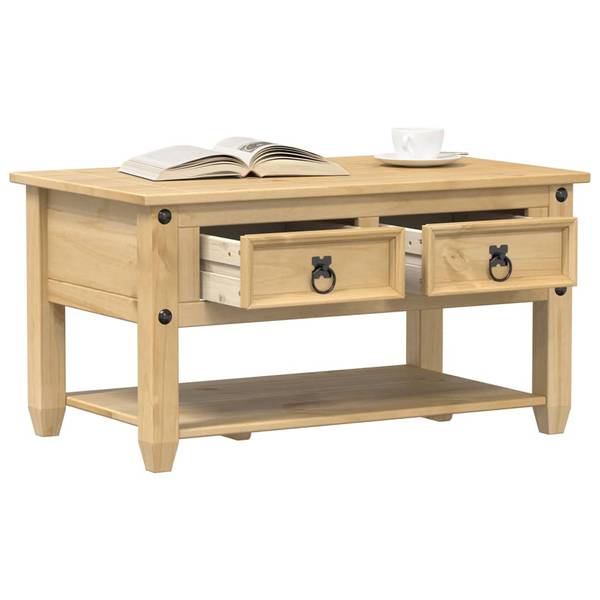Couchtisch D995 Braun - Massivholz - 50 x 45 x 85 cm