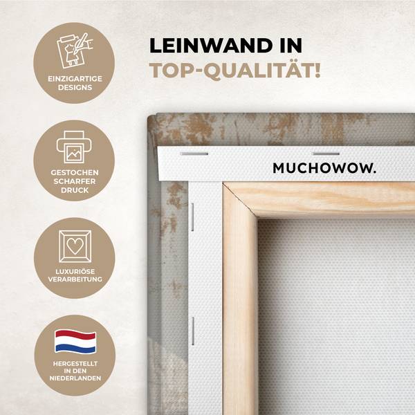LEINWANDBILD Vintage 60 x 80 cm