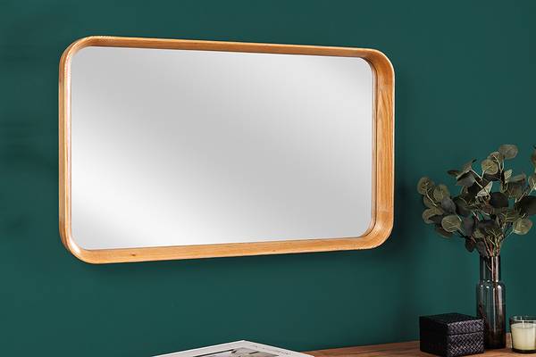 Wandspiegel AMSTERDAM Braun - Eiche - 50 x 80 x 6 cm