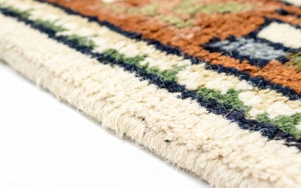 Orientteppich Mirola Beige - Wolle - 80 x 1 x 300 cm