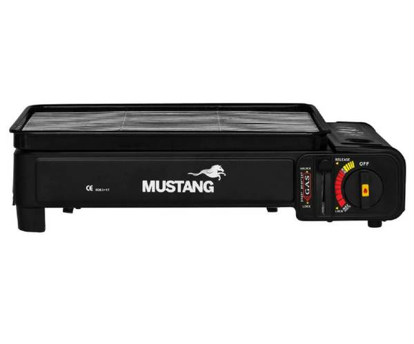 Gaskocher Mustang Schwarz - Metall - Kunststoff - 11 x 28 x 35 cm