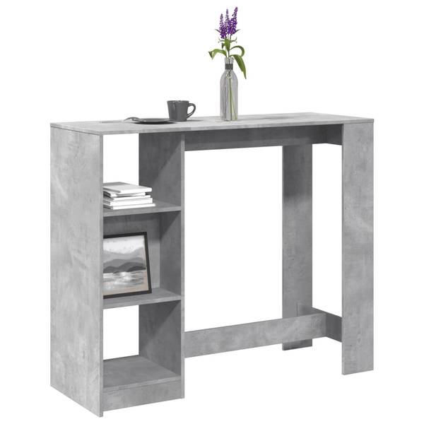 Bartisch XT9539 Grau - Holzwerkstoff - 46 x 104 x 124 cm