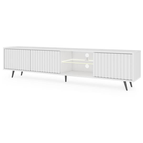 TV-kast BELLO wit - melamine - 175 x 44 x 31 cm