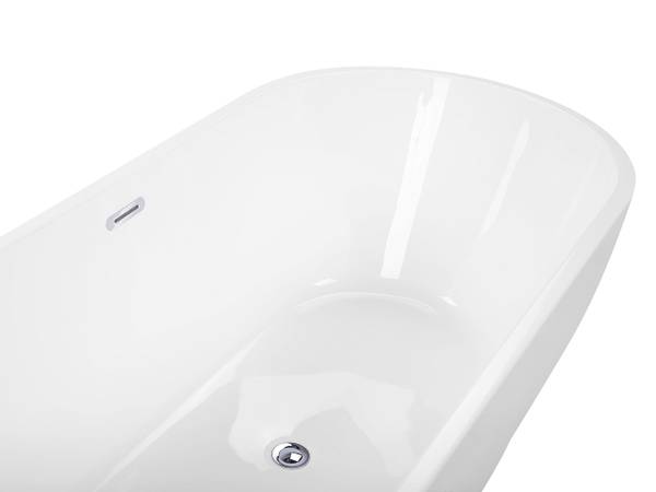 Baignoires autoportantes LEVERA Argenté - Blanc - Textile - 78 x 60 x 78 cm