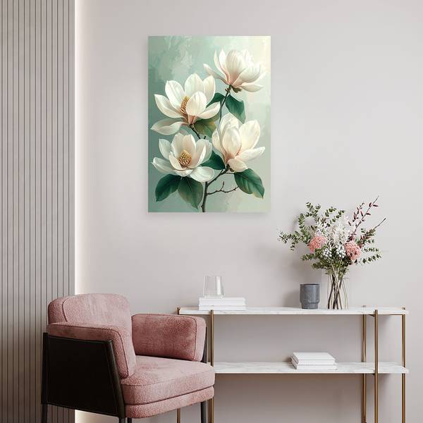 Wandbild Blumen 70 x 100 cm