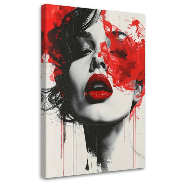Wandbild Frau 60 x 90 cm