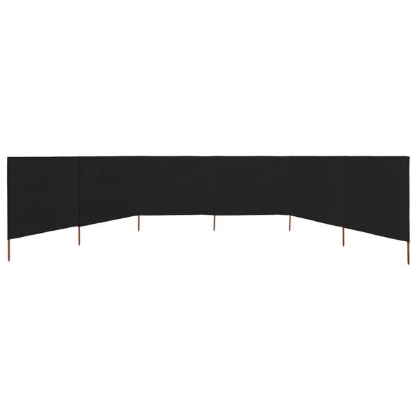 Windschutz 3000901-3 Schwarz - Polyester - 1 x 160 x 800 cm