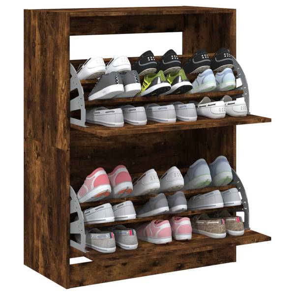 Schuhschrank 3033581-2 3214403 Raucheiche Dekor - 42 x 108 x 80 cm