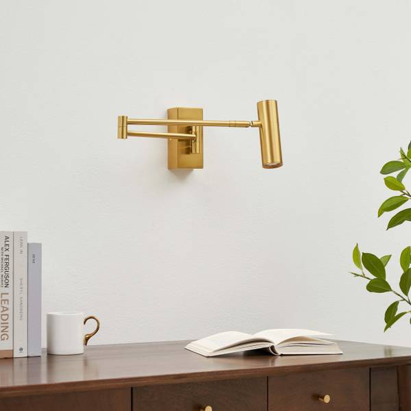 Wandleuchte Rimio Gold