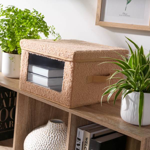 Aufbewahrungsbox 22189 Beige - Polyester - 28 x 30 x 40 cm
