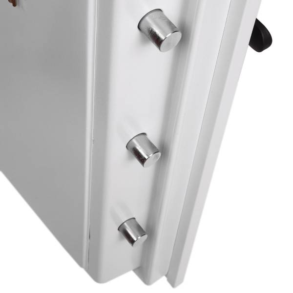 Feuerschutztresor FS0442K Weiß - Metall - 52 x 82 x 52 cm