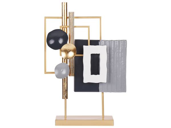 Accessoire Décoratif SULFUR Noir - Doré - Blanc - Métal - 30 x 45 x 8 cm