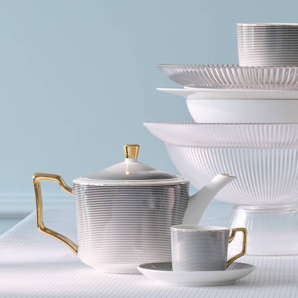 Teekanne Astar Schwarz - Porzellan - 13 x 14 x 23 cm