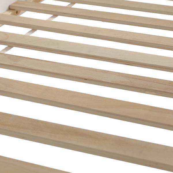 Hoogbed AtticWoody Ⅰ wit - plaatmateriaal op houtbasis - 205 x 121 x 205 cm