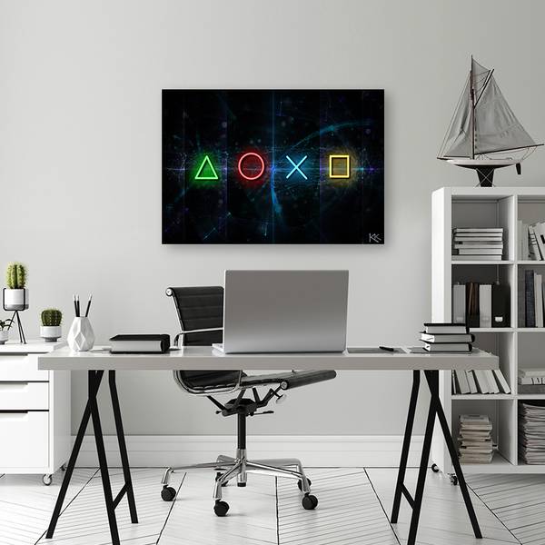 Wandbild tasten für den controller 120 x 80 cm
