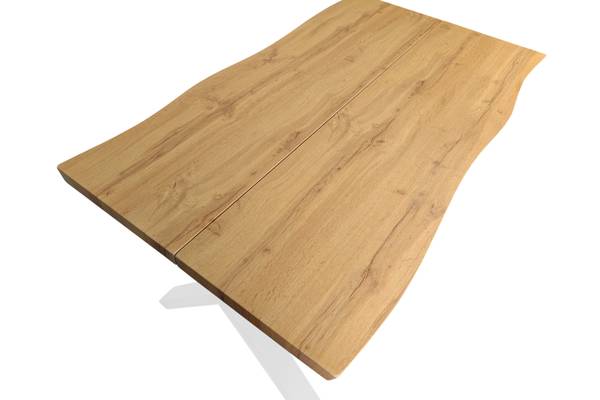 Esstisch DUA X Braun - Holzwerkstoff - 140 x 77 x 80 cm