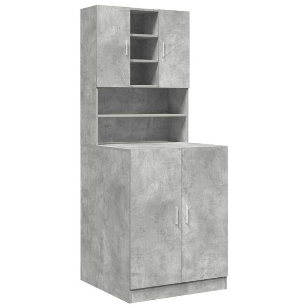 Waschmaschinenschrank 3324919 2er Set Braun - Holzwerkstoff - 70 x 181 x 71 cm