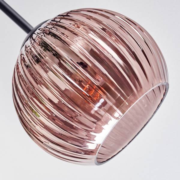 Deckenleuchte Cesaro Aluminium - Klarglas - 78 x 29 x 78 cm