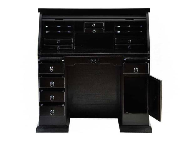 Sekretär Mexico Braun - Kiefer - 120 x 125 x 58 cm