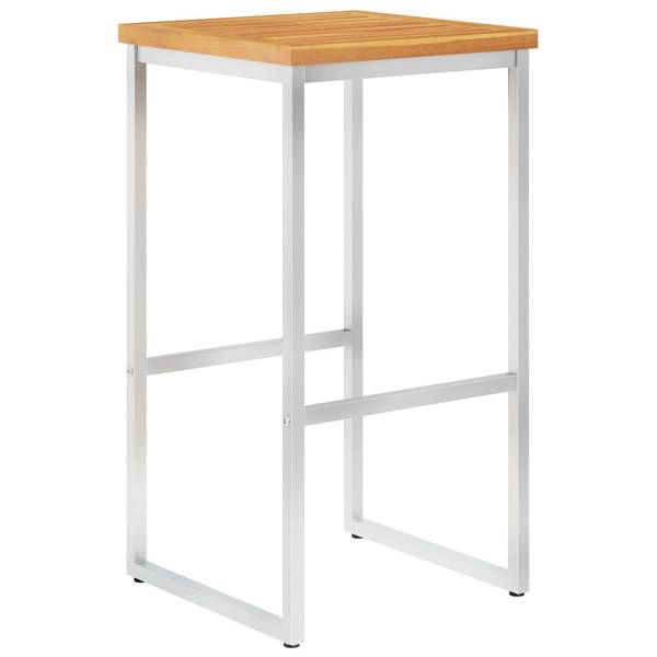 Chaise de bar 3002252-2 (lot de 4) Marron - Acacia - 40 x 75 x 40 cm