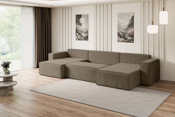 Wohnlandschaft CELTIC-XLU Braun