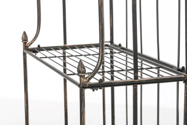 Étagères sur pied Flora Marron - Métal - 66 x 175 x 32 cm