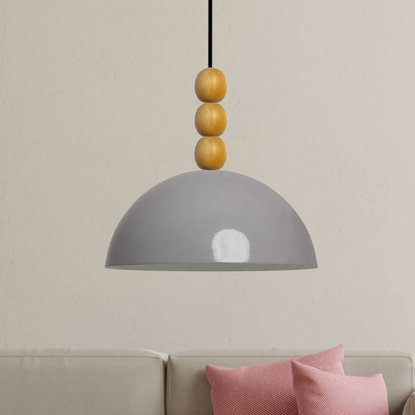 Pendelleuchte SLipeo Grau - Höhe: 24 cm