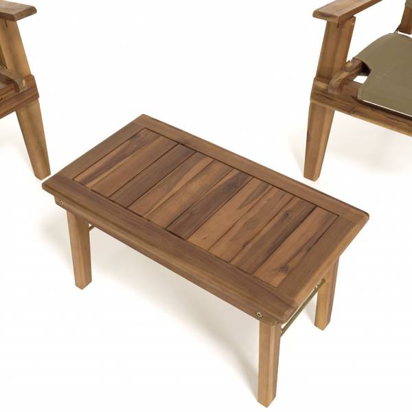 Salon de jardin en acacia 2 personnes Marron - Bois massif - 89 x 93 x 76 cm