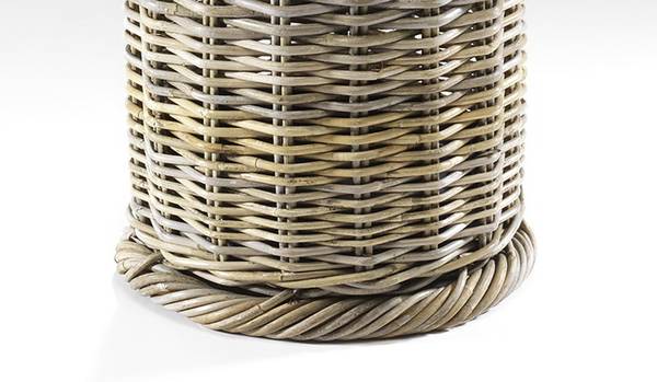Schirmständer SHADOW STAND Grau - Rattan - 28 x 56 x 28 cm