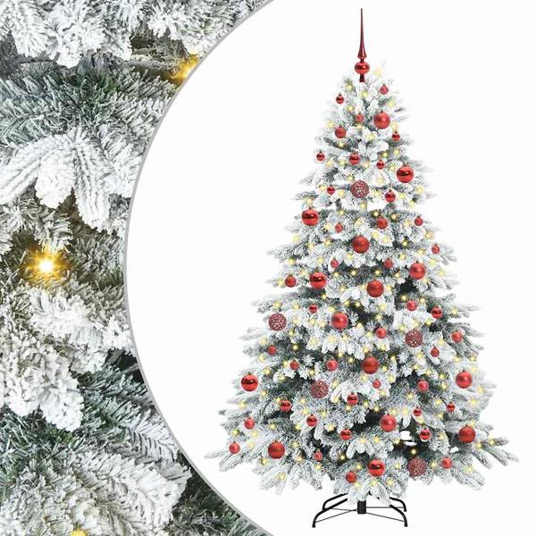 Künstlicher Weihnachtsbaum 3700000069-6 Grün - Rot - Weiß