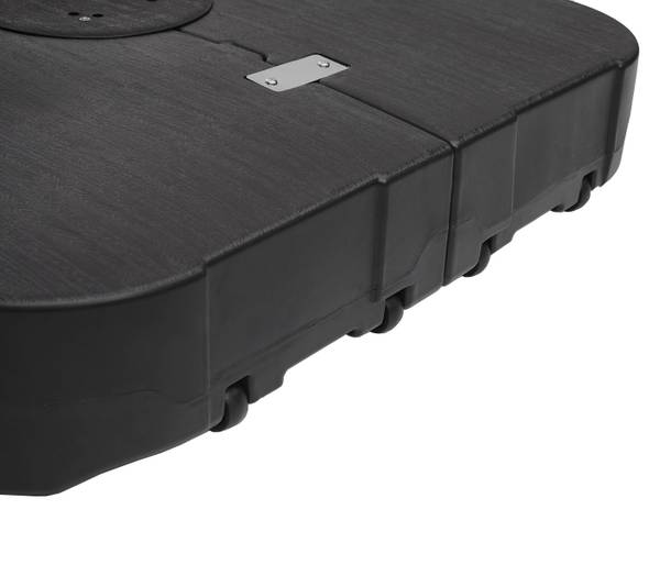 Porte-parasol XXL F54 Noir - Matière plastique - 97 x 18 x 97 cm