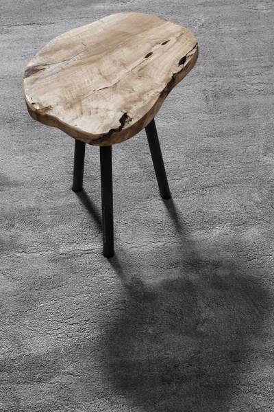 Hochflorteppich Sienna Grau - 70 x 140 cm